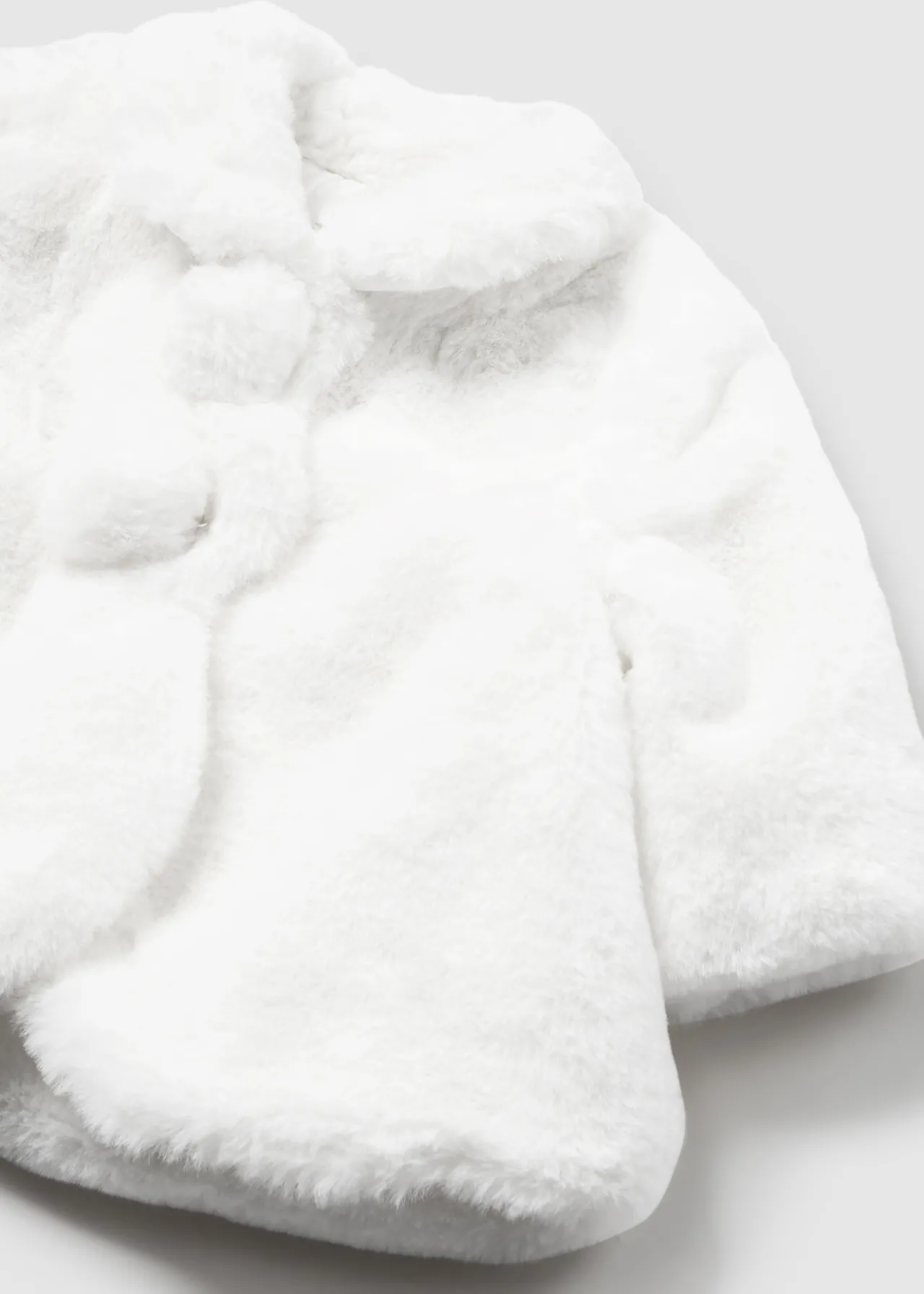 Mayoral Newborn Faux Fur Coat