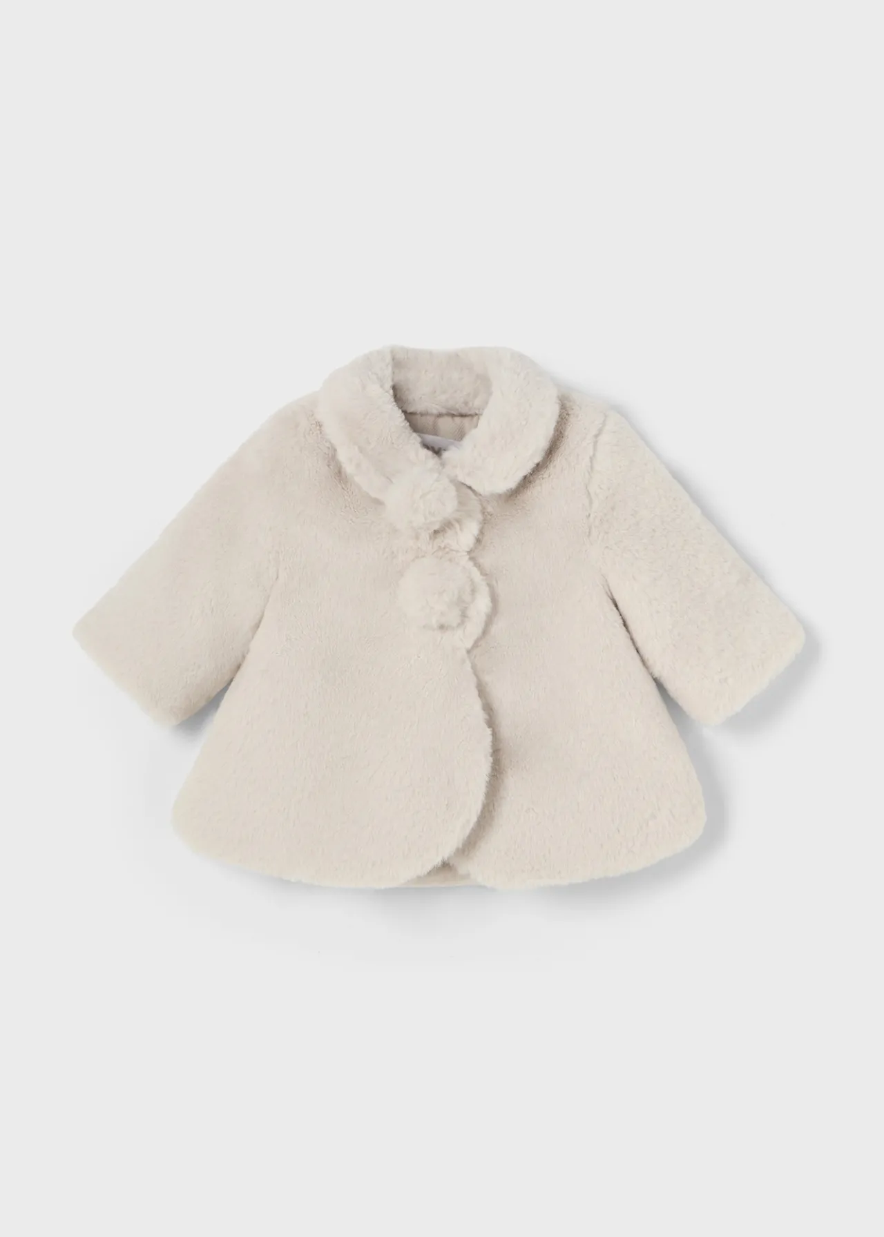 Mayoral Newborn Faux Fur Coat