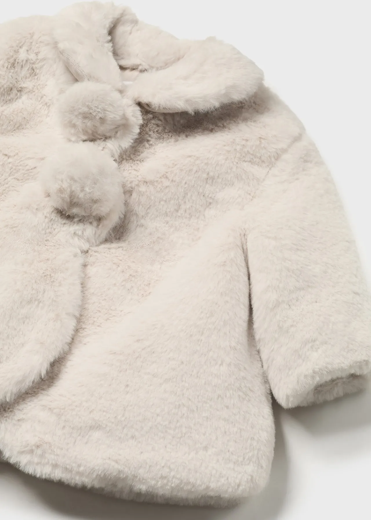 Mayoral Newborn Faux Fur Coat