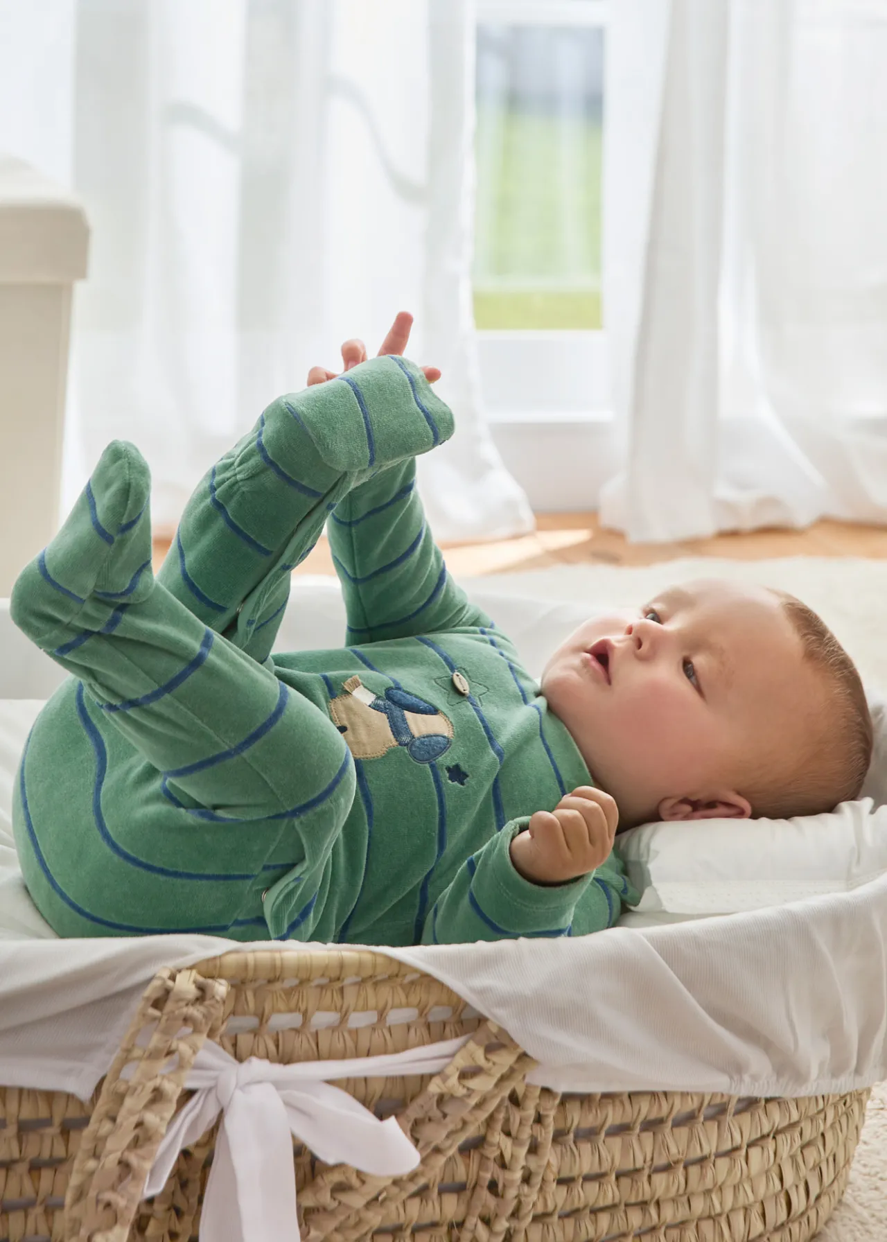 BOY Mayoral Newborn Footed One-Piece