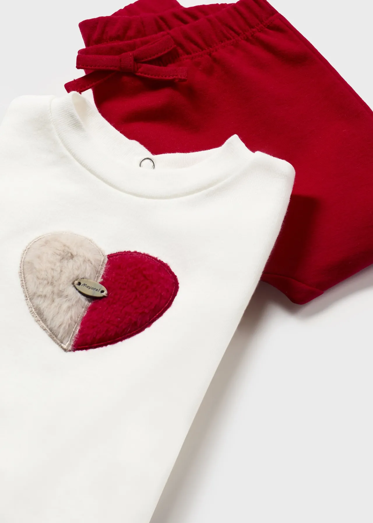 Mayoral Newborn Girl 3 Piece Heart Set