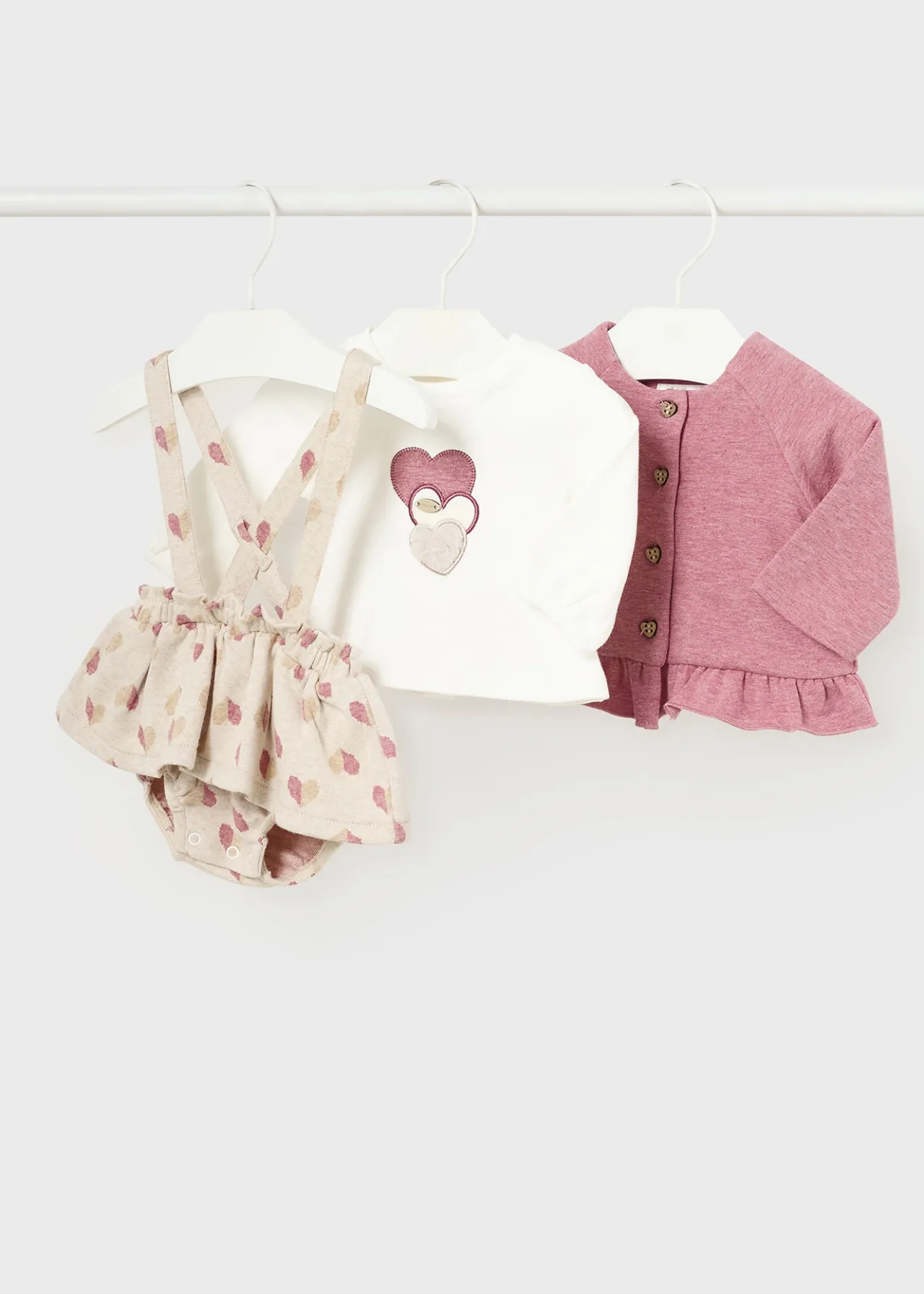 Mayoral Newborn Girl 3 Piece Set