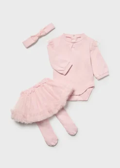 Mayoral Newborn Girl 3 Piece Tulle Set