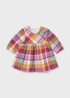 Mayoral Newborn Girl Checked Dress
