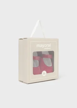 Mayoral Newborn Girl Corduroy Mary Janes
