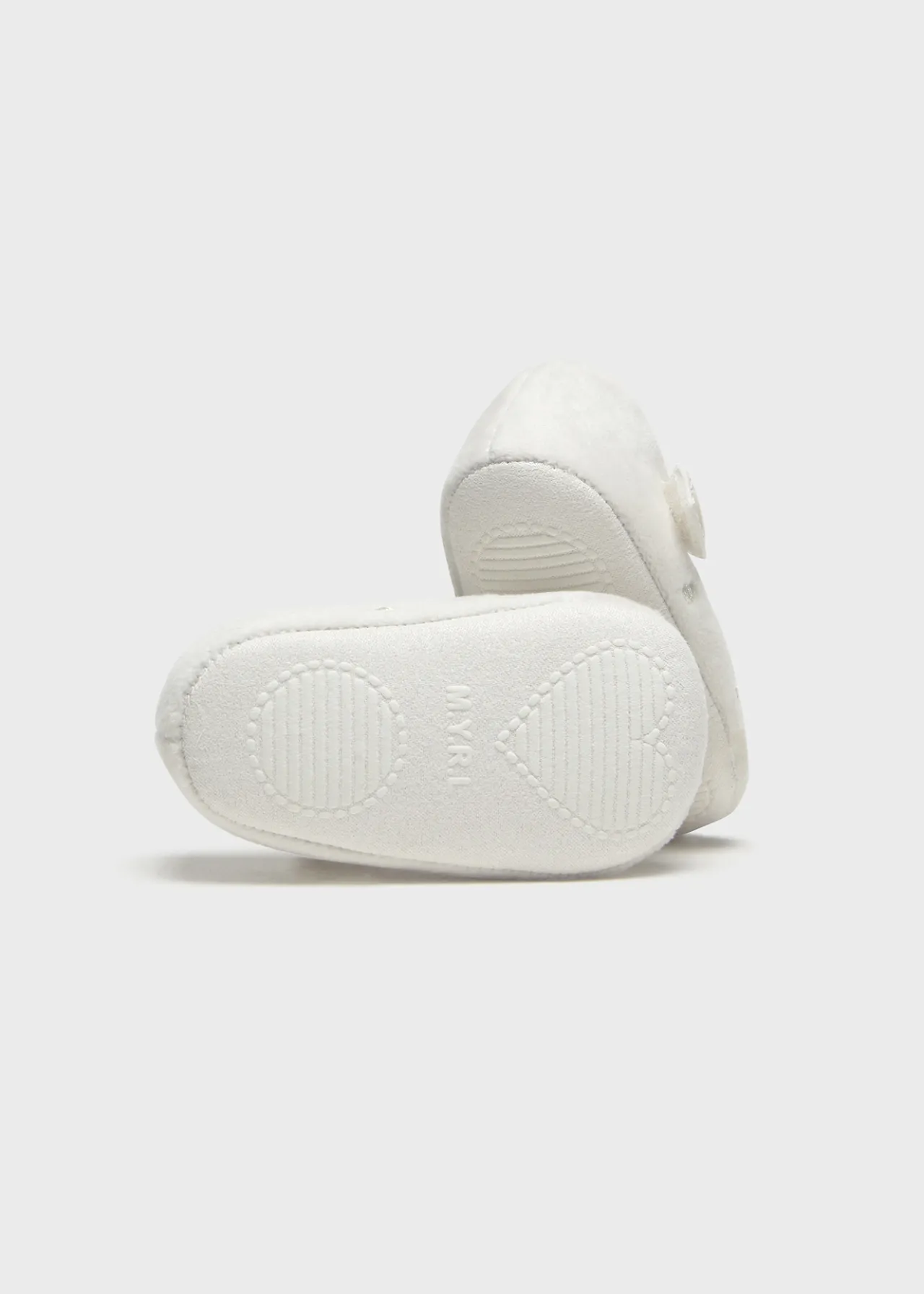 Mayoral Newborn Girl Corduroy Mary Janes
