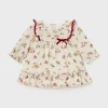 Mayoral Newborn Girl Floral Ruffle Dress