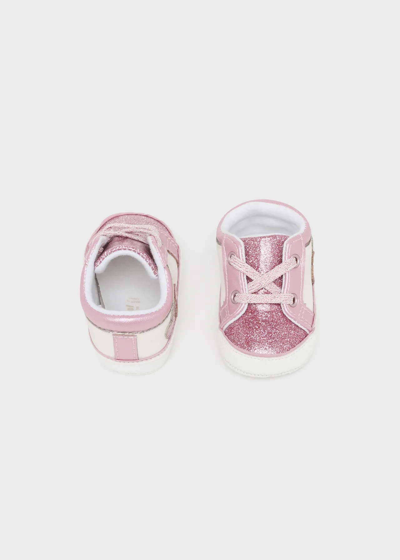Mayoral Newborn Girl Glitter Sneakers