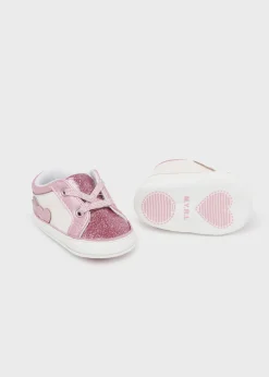 Mayoral Newborn Girl Glitter Sneakers