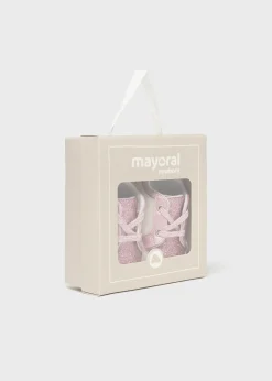 Mayoral Newborn Girl Glitter Sneakers
