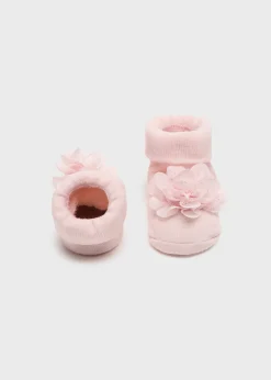 Mayoral Newborn Girl Headband and Socks Set