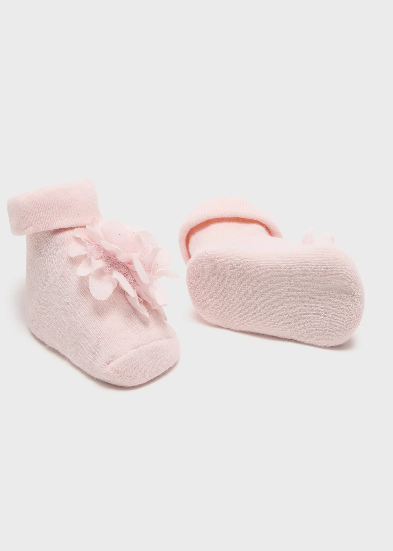 Mayoral Newborn Girl Headband and Socks Set