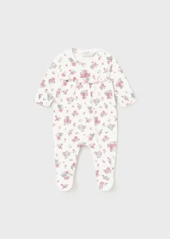 Mayoral Newborn Girl Set of 2 Floral One-Piece