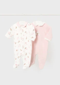 Mayoral Newborn Girl Set of 2 One-Piece