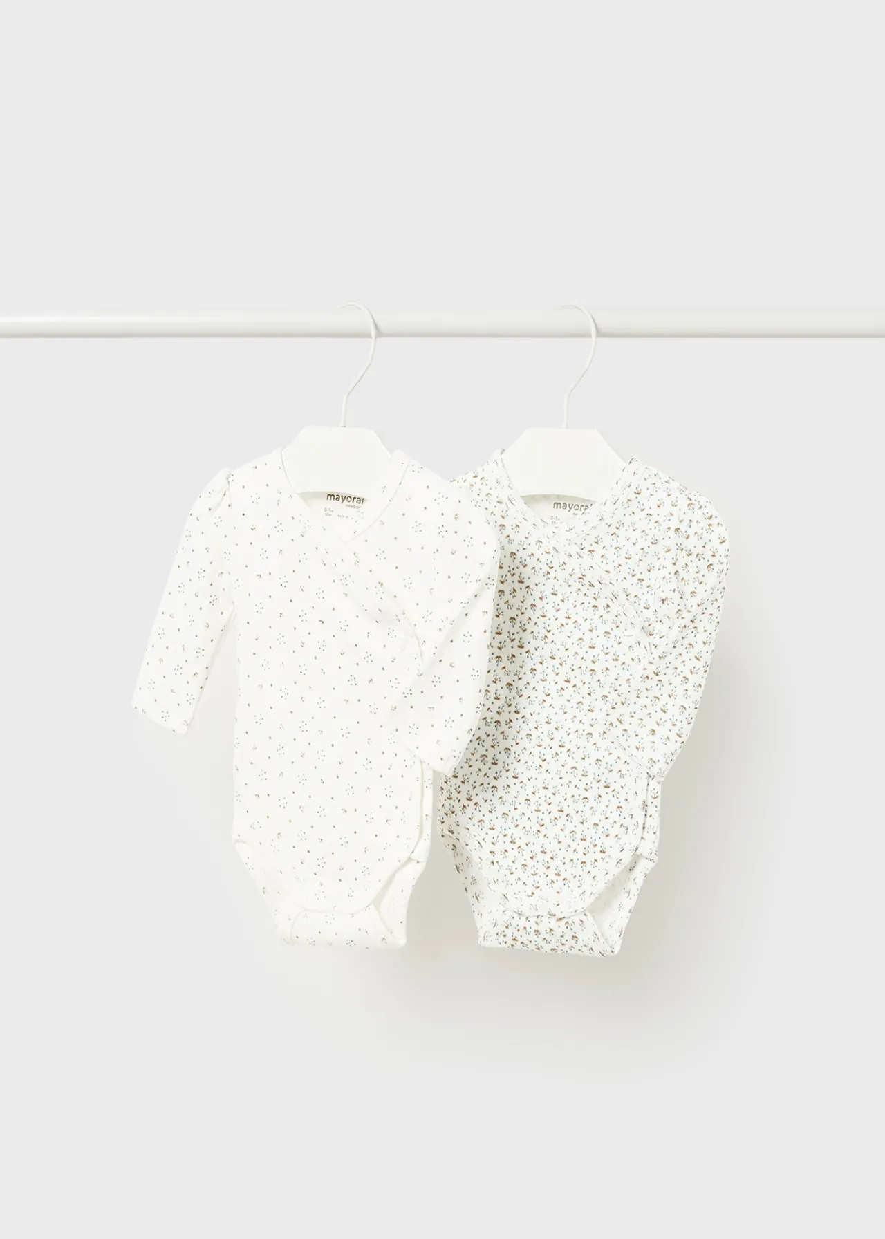 Mayoral Newborn Girl Set of 2 Print Bodysuits