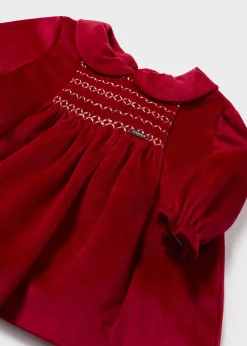 Mayoral Newborn Girl Sparkly Velvet Dress