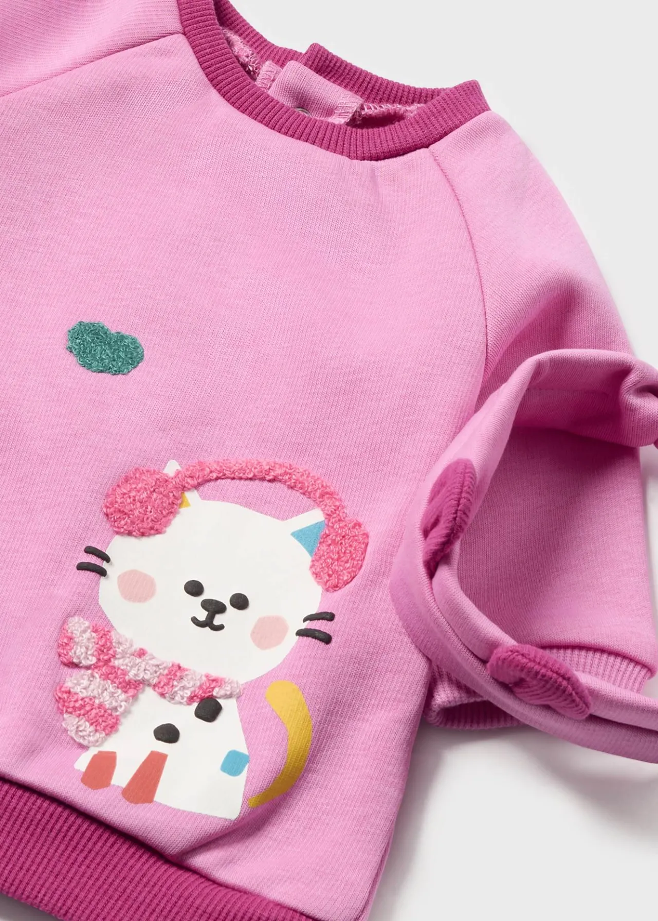 Mayoral Newborn Girl Sweater Dress with Headband