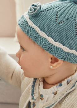 Mayoral Newborn Hat and Mittens Set