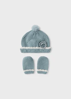 Mayoral Newborn Hat and Mittens Set