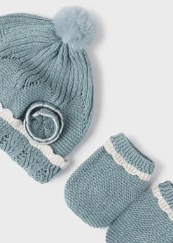 Mayoral Newborn Hat and Mittens Set