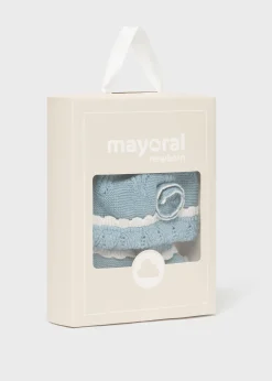 Mayoral Newborn Hat and Mittens Set