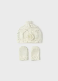 Mayoral Newborn Hat and Mittens Set