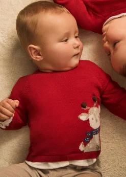 BOY Mayoral Newborn Jacquard Sweater