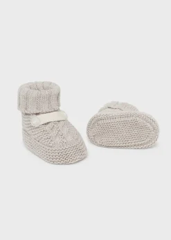 Mayoral Newborn Knit Booties
