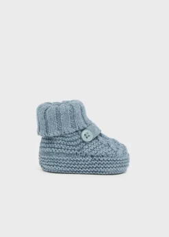 Mayoral Newborn Knit Booties