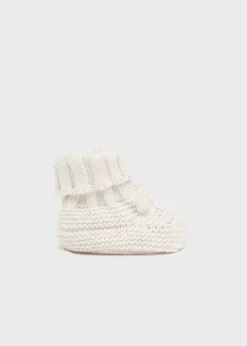 Mayoral Newborn Knit Booties