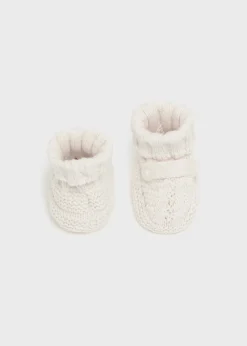 Mayoral Newborn Knit Booties