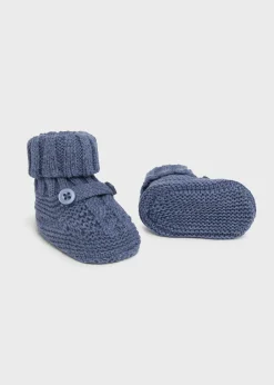 Mayoral Newborn Knit Booties