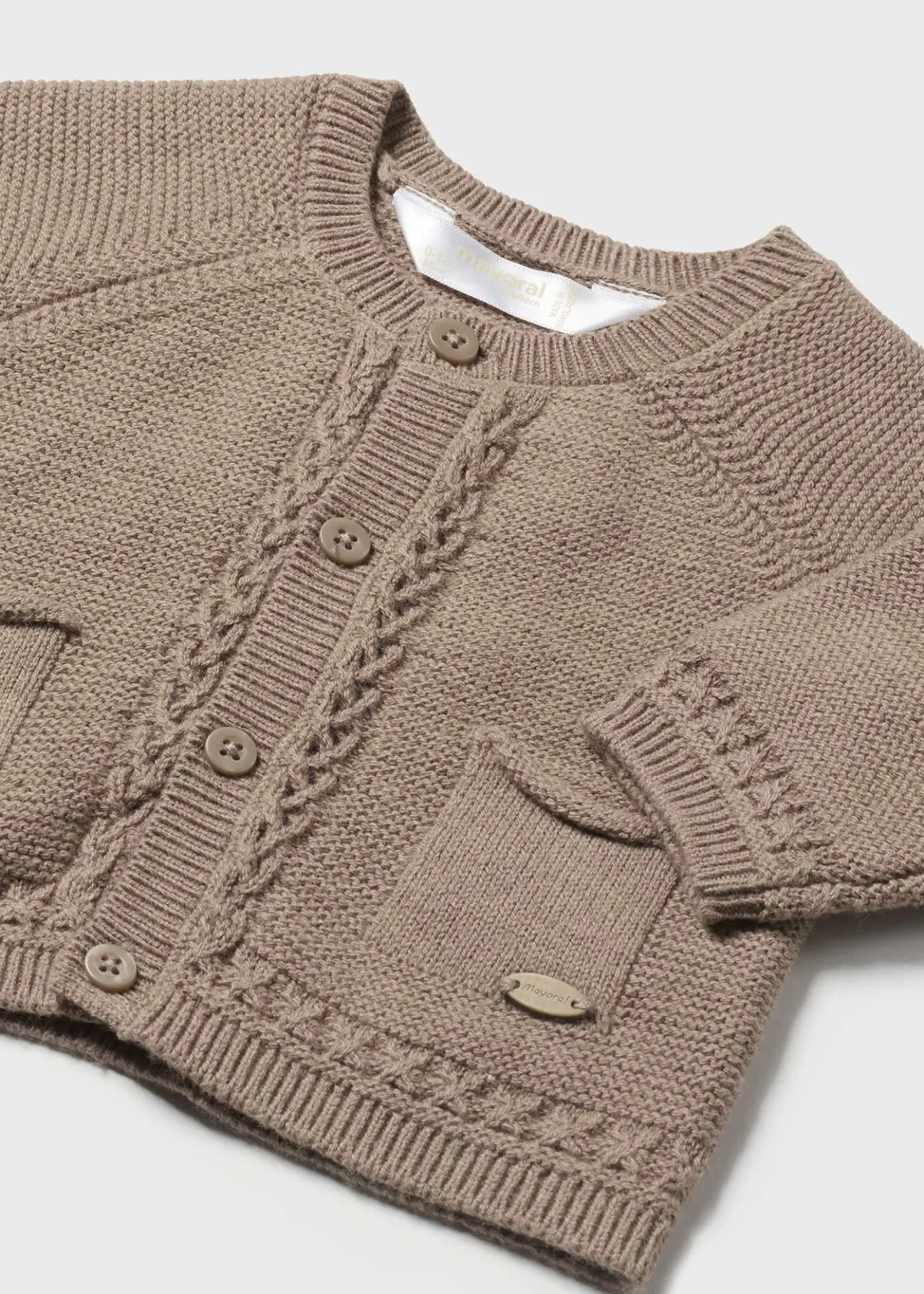 BOY Mayoral Newborn Knit Cardigan