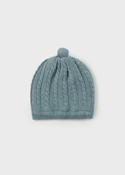 BOY Mayoral Newborn Knit Hat Set