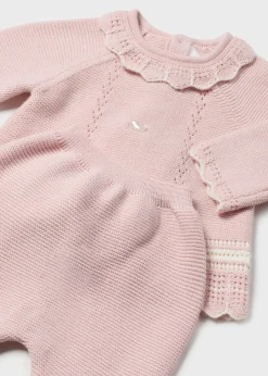 Mayoral Newborn Knit Sweater and Footed Pant Set