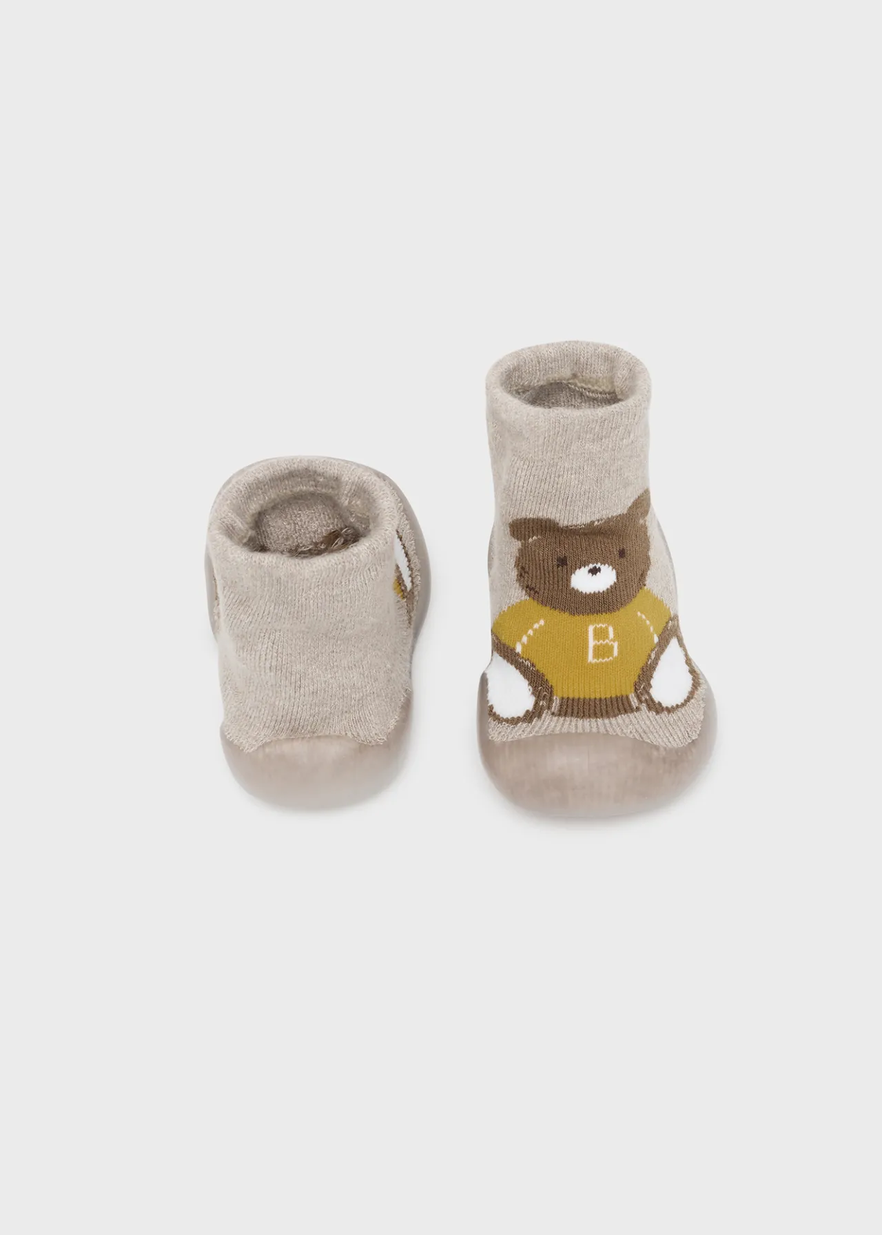 BOY Mayoral Newborn Non-Slip Bear Socks