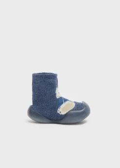 BOY Mayoral Newborn Non-Slip Bear Socks