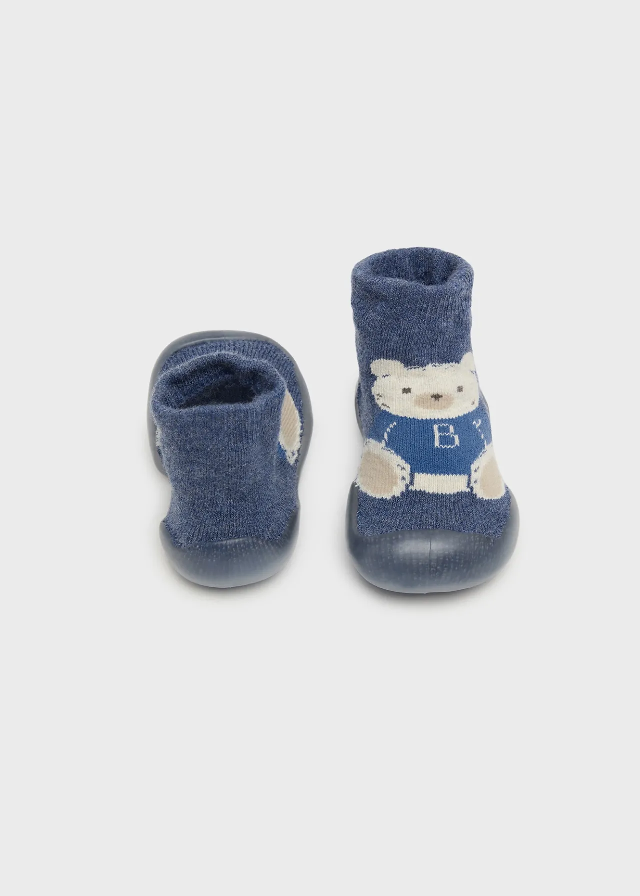 BOY Mayoral Newborn Non-Slip Bear Socks