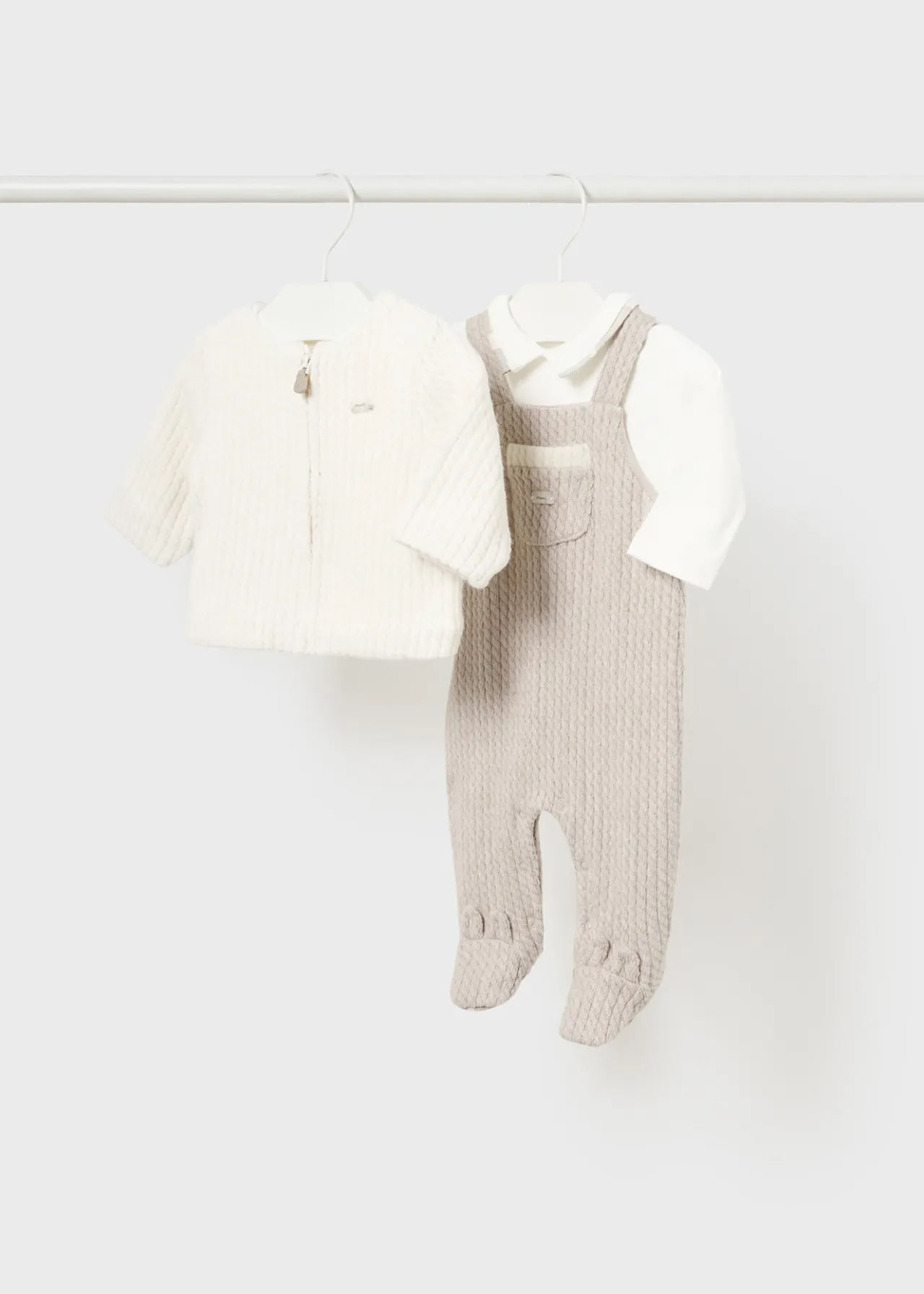 BOY Mayoral Newborn One-Piece and Jacket Set