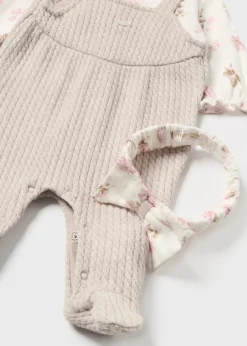 Mayoral Newborn One-Piece with Headband