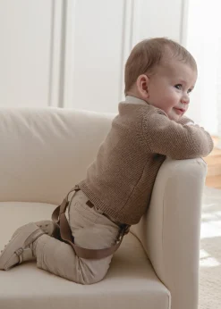 BOY Mayoral Newborn Pants with Suspenders