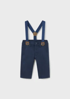 BOY Mayoral Newborn Pants with Suspenders