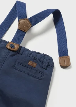 BOY Mayoral Newborn Pants with Suspenders