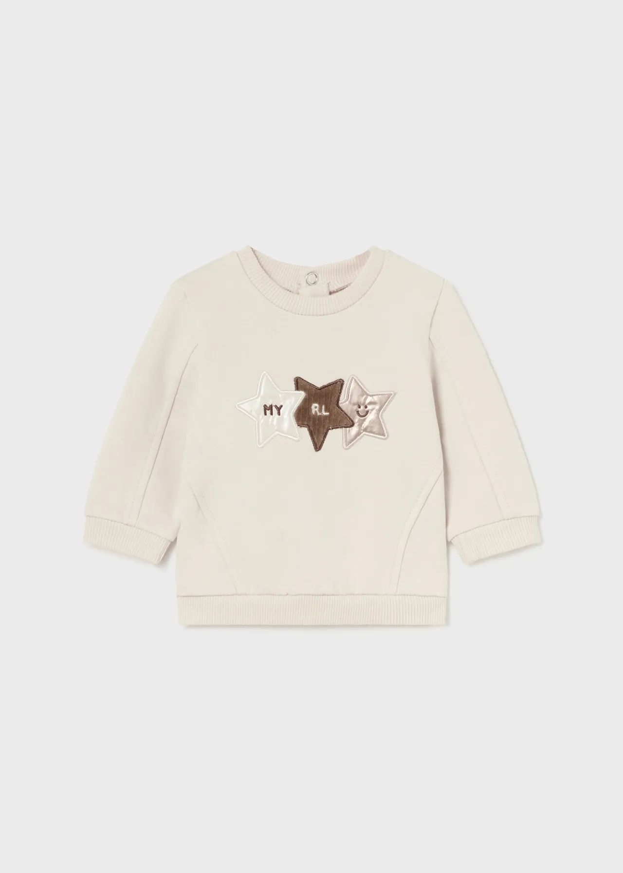 BOY Mayoral Newborn Print Sweatshirt