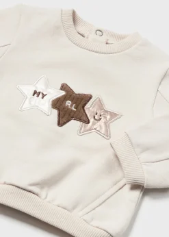 BOY Mayoral Newborn Print Sweatshirt