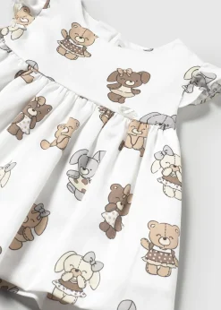Mayoral Newborn Printed Dress with Bloomers