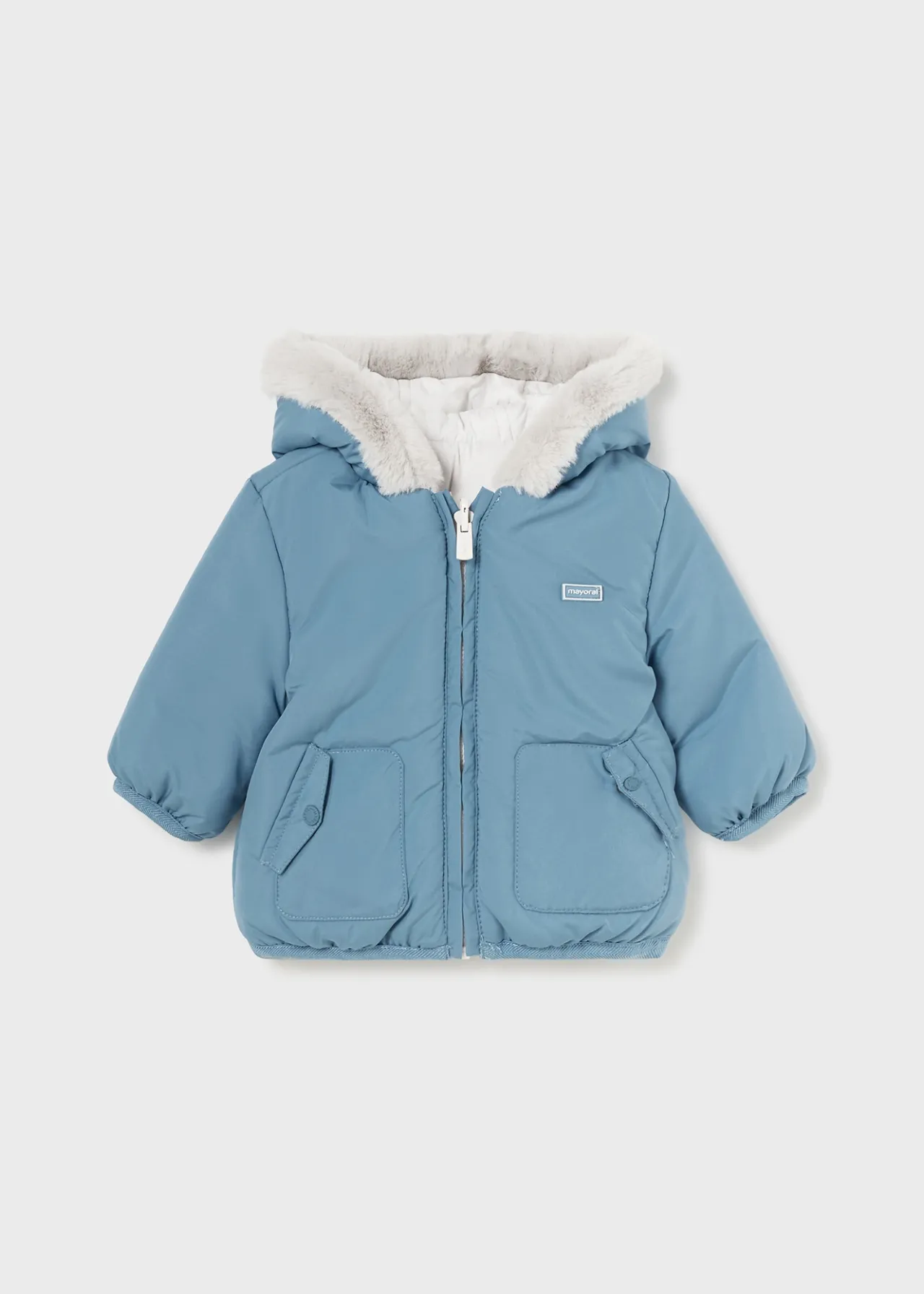 BOY Mayoral Newborn Reversible Jacket