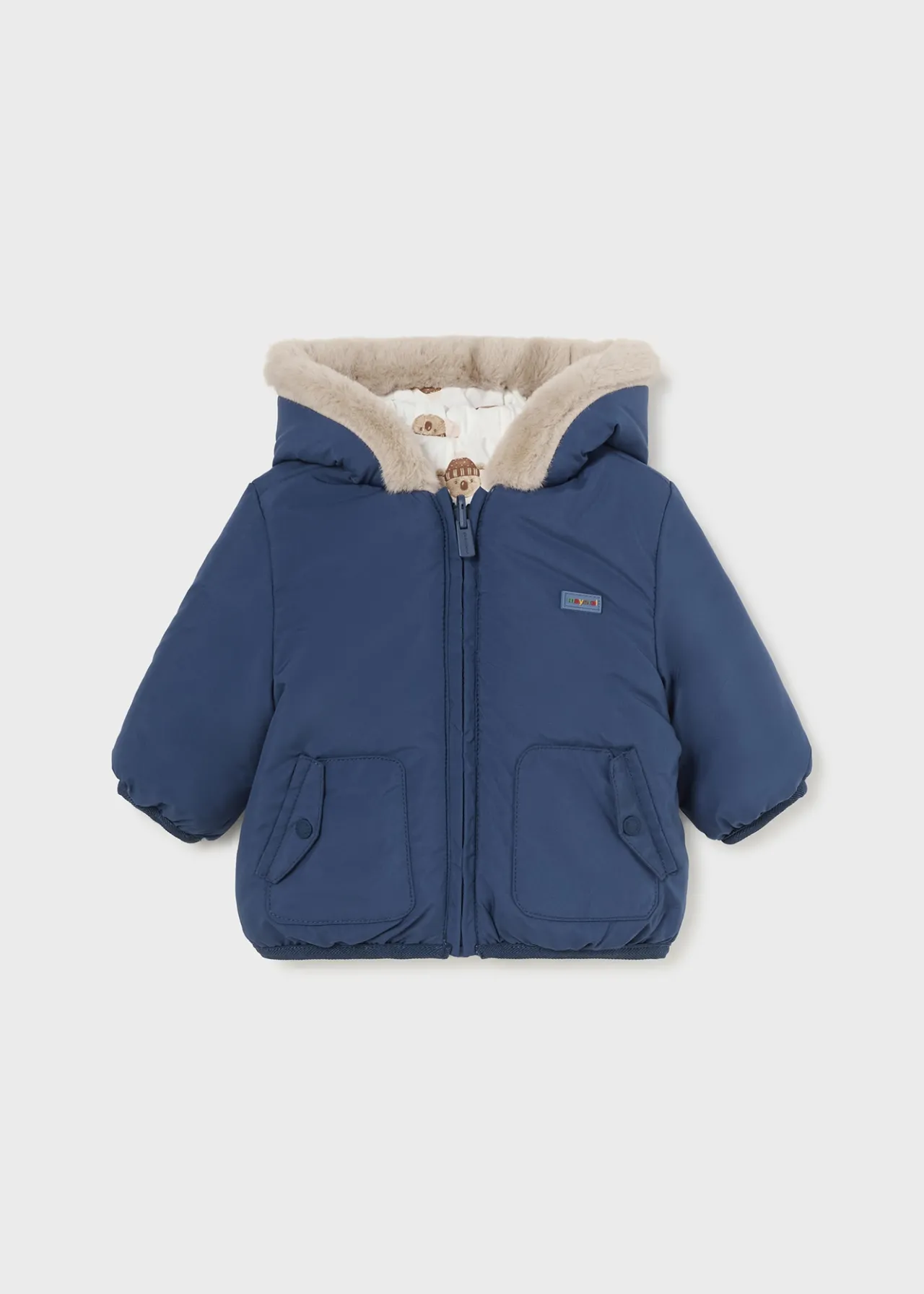 BOY Mayoral Newborn Reversible Jacket