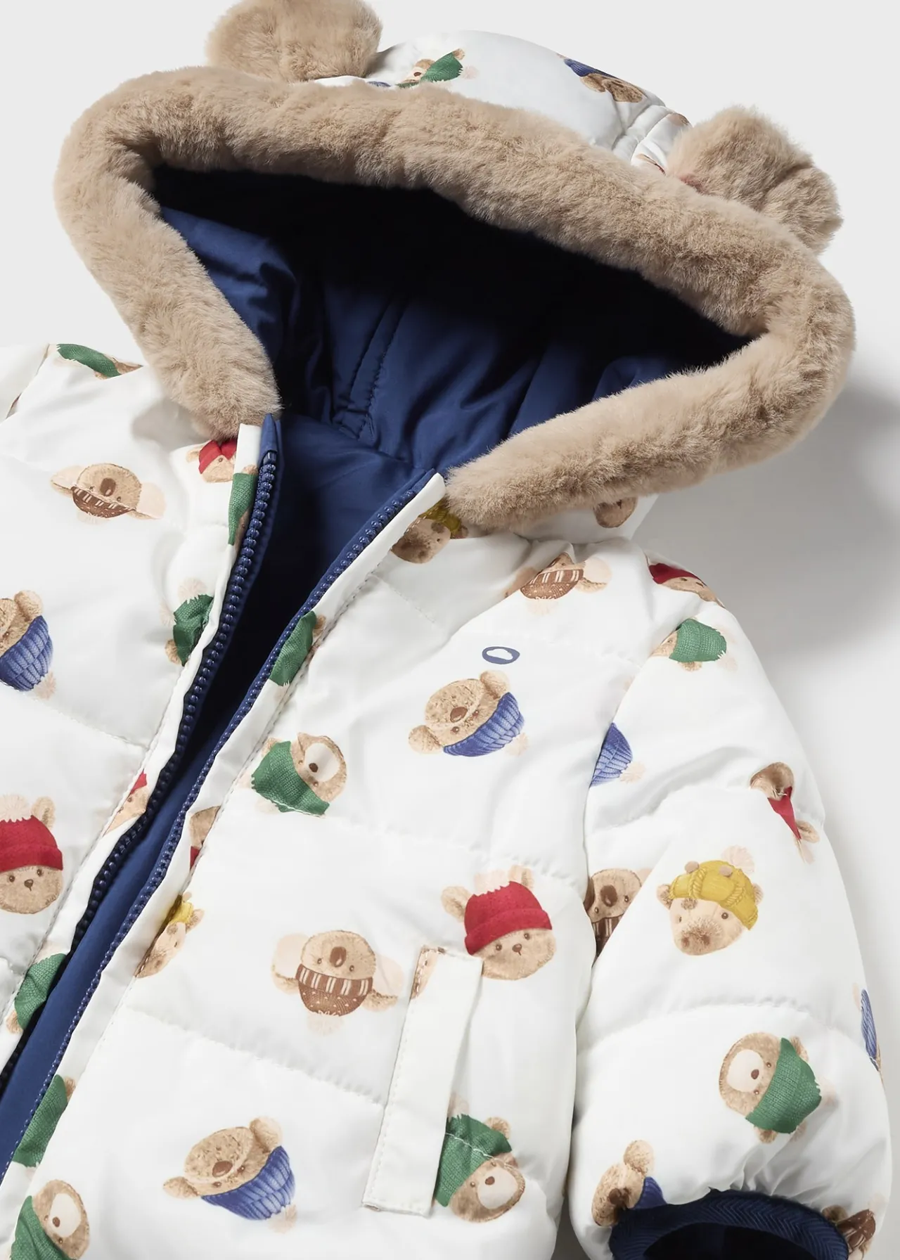 BOY Mayoral Newborn Reversible Jacket