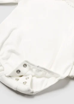 Mayoral Newborn Ruffle Collar Bodysuit